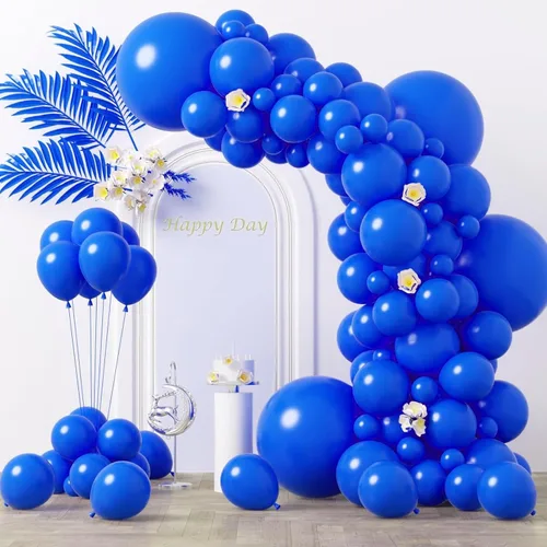 Miniatura 152 de Voircoloria - Globos azul bebé claro, paquete de 66 globos de 12 pulgadas de látex para fiestas para niños y niñas, para cumpleaños, baby shower, 16