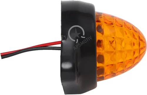 Miniatura 7 de Paquete de 10 luces LED para semirremolques para semirremolques, 12 V, impermeable, luces de pollo ámbar para semircamiones, carga carga, luces