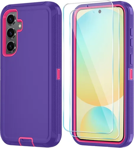Miniatura 18 de ONOLA Funda para Samsung Galaxy S23 FE con protector de pantalla HD, resistente, a prueba de golpes y caídas, 3 capas, para Galaxy S23 FE de 6.4