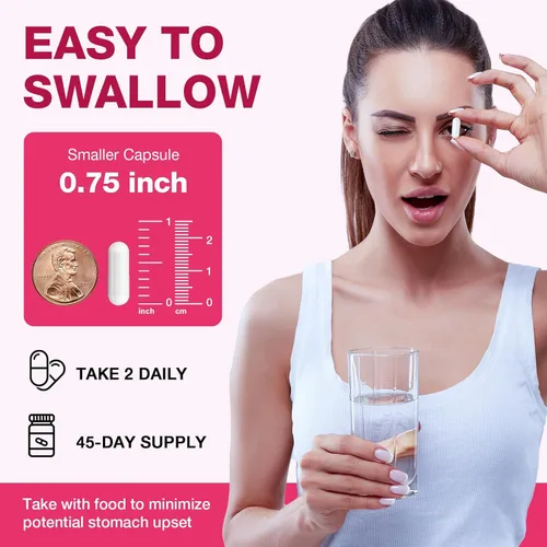 Miniatura 8 de ZEBORA Probióticos para mujeres, probióticos vaginales con arándano, prebióticos orgánicos, D-manosa y vitamina C - Apoya la salud del tracto