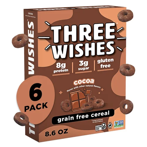 Miniatura 11 de Three Wishes Cereal Sin Granos y Con Proteína - Cereal de Desayuno Saludable, Bajo en Azúcar y Sin Gluten - Bajo en Carbohidratos, a Base