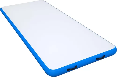 Miniatura 15 de Alfombrilla flotante inflable para lagos y piscinas, plataforma inflable, plataforma inflable, muelle de natación portátil de tamaño familiar