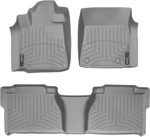 Miniatura 7 de WeatherTech Revestimientos de suelo personalizados para Toyota Tundra - 1ª y 2ª fila (442771-440932), negro