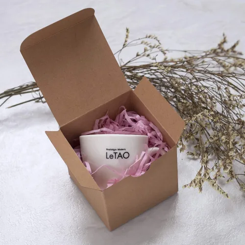Miniatura 2 de GEFTOL Caja de regalo pequeña de papel de estraza, paquete de 50 unidades, 3 x 3 x 3 pulgadas, caja de regalo de papel para damas de honor