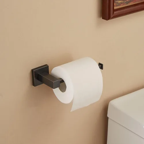 Miniatura 2 de BigBig Home ORB - Portarrollos de papel higiénico para baño, montaje en pared para baño y cocina, estilo cuadrado moderno