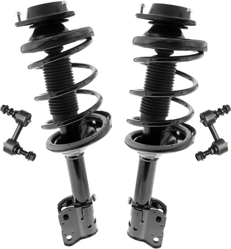Miniatura 16 de Detroit Axle - Kit de 4 piezas RWD Puntales Delanteros Barras Estabilizadoras para Ford F-150 2021 2022 2023 2024, 2 Puntales con Resorte Helicoidal
