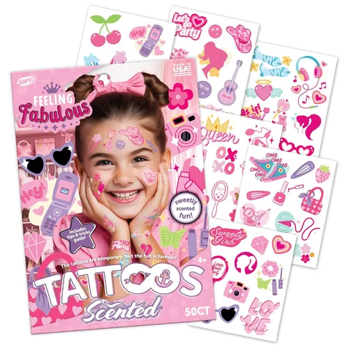 Miniatura 13 de Savvi - 50 tatuajes temporales Mighty Dino: brilla en la oscuridad, tinta segura para la piel, ideal para fiestas de cumpleaños, regalos para niños