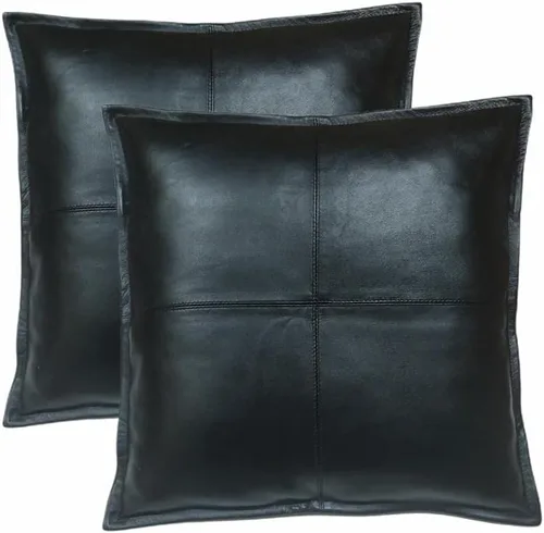 Miniatura 76 de Funda de almohada de piel de cordero – Funda de cojín decorativa para sofá – Fundas para sala de estar y dormitorio, 22 x 22 pulgadas – Paquete de 2