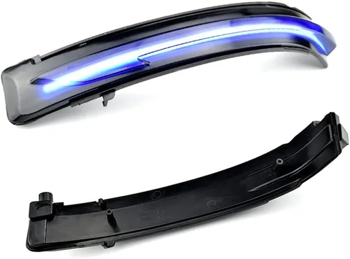 Miniatura 8 de Conjunto de 2 luces intermitentes dinámicas secuenciales LED intermitentes para espejo lateral compatible con Nis-san X-Trail T32 Ro-gue Qashqai J11