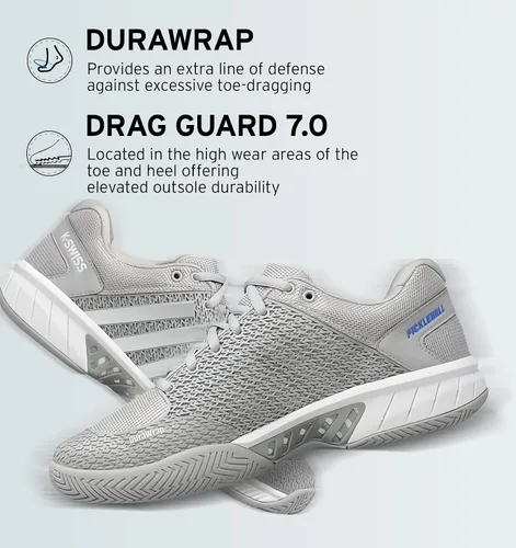 Miniatura 2 de K-Swiss Express Light Pickleball - Zapatillas para mujer, color blanco