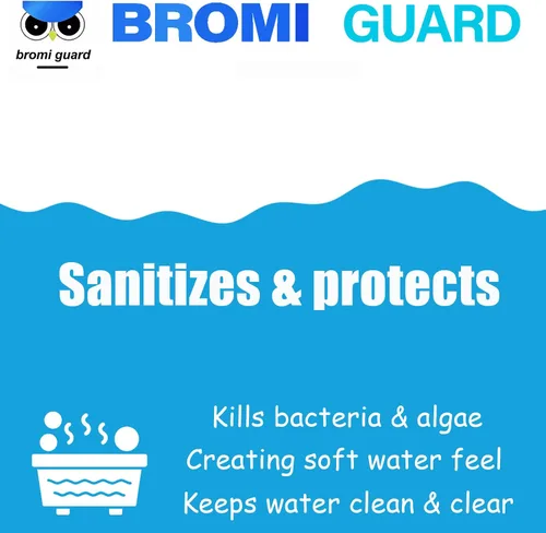 Miniatura 4 de 【 5.5 libras】 Tabletas de bromo de 1 pulgada para bañera de hidromasaje de spa, tabletas de bromo con productos químicos