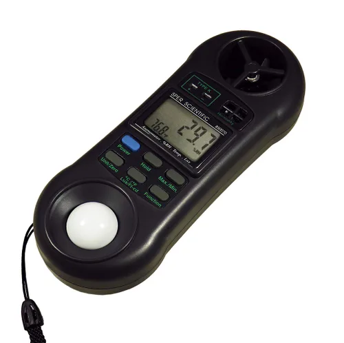 Miniatura 2 de Sper Scientific Medidor de calidad ambiental de mano, rango ambiente de 0 a 50 grados C, precisión de +/- 1,2 grados C