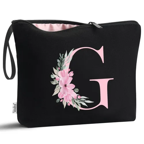 Miniatura 210 de Vavabox A-Z Bolsa de Maquillaje Personalizada, Regalos de Cumpleaños para Mujeres y Mamá, Regalos para la Mejor Amiga, Bolsa de Cosméticos