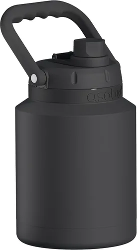 Miniatura 8 de Asobu Mighty - Jarra aislada de acero inoxidable de doble pared, 68 onzas, medio galón (mármol medianoche)