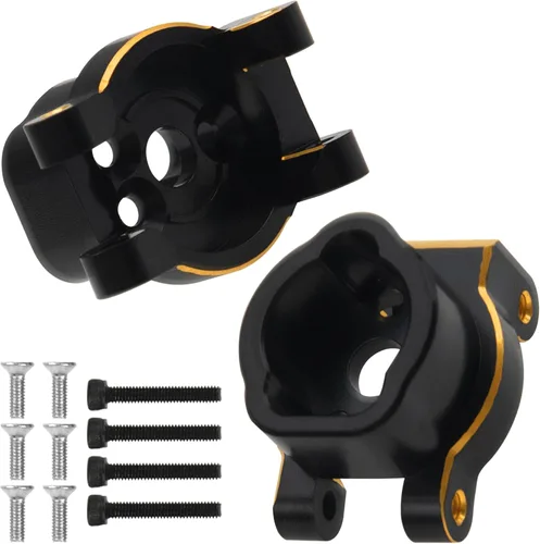Miniatura 6 de ShareGoo - Cubiertas de latón TRX4 para eje de portal, contrapeso, compatibles con Traxxas 1/10 TRX4 TRX6 RC Crawler Car (juego 6 en 1)
