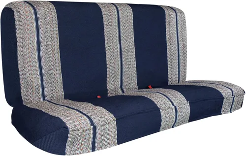 Miniatura 10 de Leader Accessories - Funda universal para asientos de auto para camiones de tamaño completo o asientos de banco azul Pana Azul