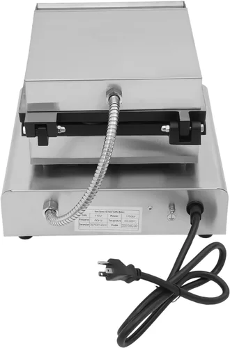 Miniatura 6 de Máquina de gofres comercial, 16 rejillas de 1750 W, antiadherente, de acero inoxidable, redonda, belga, mini waflera eléctrica para restaurante