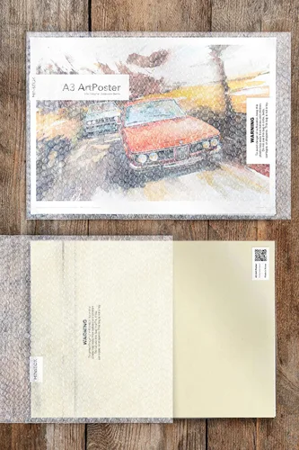 Miniatura 5 de MINSEOK Carteles de acuarela para decoración de habitación – Imágenes de alta calidad A3 con impresión antigua, regalo perfecto para pared