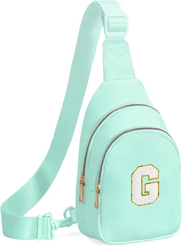 Miniatura 110 de Regalos de cumpleaños Viverte para niñas de 7, 8, 9, 10, 11, 12, 13 años, pequeño bolso cruzado de hombro con inicial, bolso cruzado de hombro