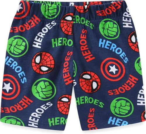 Miniatura 6 de Marvel Conjunto de camiseta y pantalón corto de manga corta para niños pequeños de los Vengadores