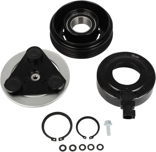 Miniatura 47 de CCIYU Embrague del compresor de CA para el coche 2001 2002 2003 2004 2005-2006 para Hyundai Santa Fe 2.7L Aire acondicionado compresor embrague