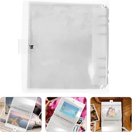 Miniatura 3 de NUOBESTY Álbum para fotos Álbum para fotos Álbum de fotos Libro portátil Soporte de fotos Álbumes de fotos Álbumes de fotos Álbum protector Álbum