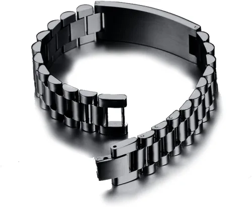 Miniatura 3 de Pulsera de acero inoxidable con frase de amor grabada para parejas y enamorados, esposa, esposo, novio, novia, regalo para día de San Valentín