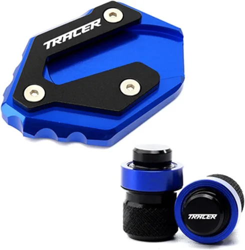 Miniatura 16 de Soporte lateral para motocicleta, placa ampliadora, tapas de aire para Yamaha para Tracer 900 700 Gt para Tracer 9 7 Gt MT-09 SP MT07 (Color A negro)