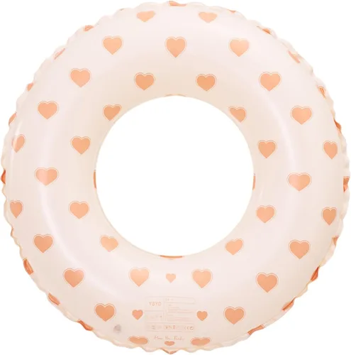 Miniatura 10 de Flotadores de piscina para niños de 5 a 10 años, tubos inflables con rayas simples, bonitos anillos de natación, flotadores, juguetes acuáticos