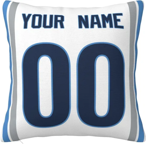Miniatura 12 de Fundas de almohada personalizadas decorativas con nombre y número, fundas de almohada cuadradas para sofá, dormitorio, silla de automóvil