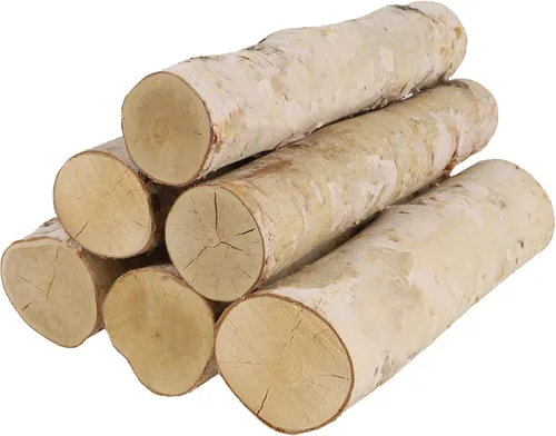 Miniatura 11 de Sancodee Paquete de 12 Troncos de Abedul Blanco para Chimenea - Ramas de Abedul Decorativas Naturales para Repisa de Chimenea, Chimenea Falsa