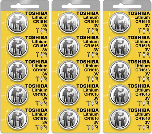 Miniatura 11 de Toshiba Batería CR1616 3V Litio Moneda Celda (10 Baterías)