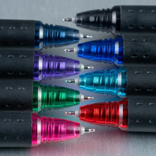 Miniatura 6 de Pilot FriXion Synergy Clicker Bolígrafos de tinta de gel borrables, recargables, retráctiles, punta extra fina de 0.5 mm, paquete de 12, rosa