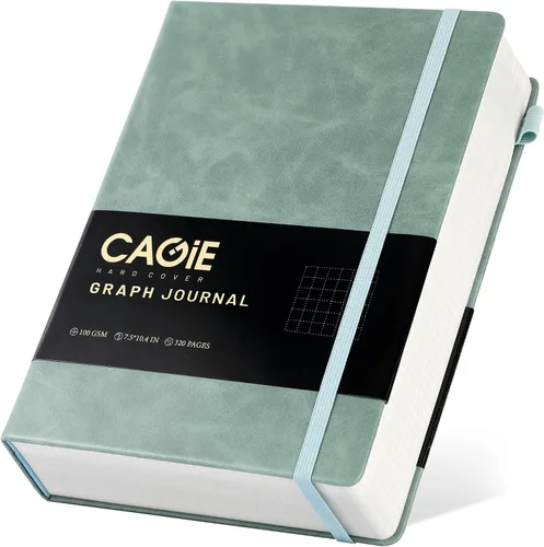 Miniatura 20 de CAGIE Cuaderno rayado, 320 páginas cuaderno rayado grueso para la universidad, papel de 100 g/m², diarios de tapa dura de cuero A5 para escribir Azul