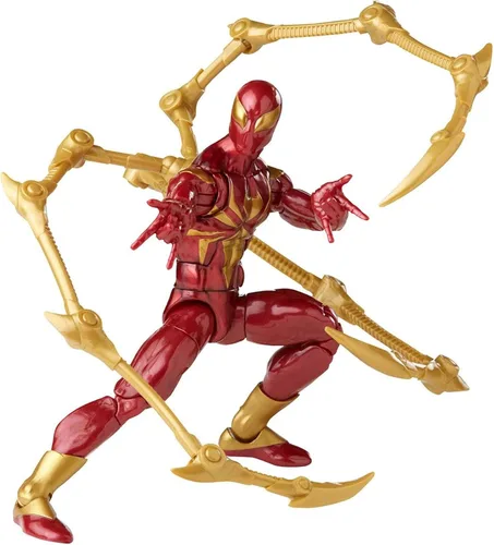 Miniatura 2 de Marvel Legends Series Spider-Man Figura de Acción Iron Spider de 6 pulgadas, Incluye 2 Accesorios