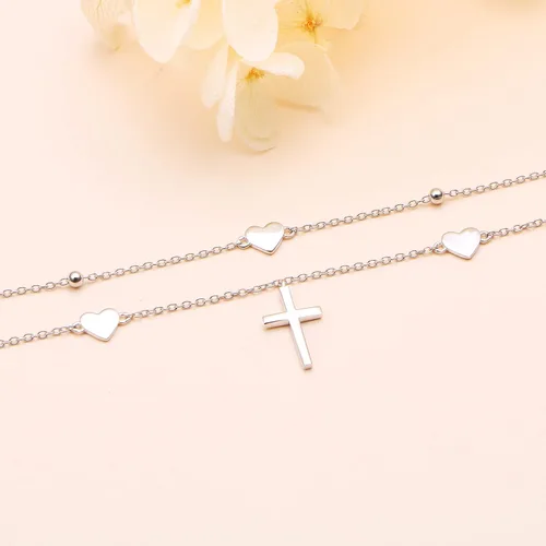 Miniatura 4 de Daochong - Tobillera de plata esterlina S925 ajustable, para mujer