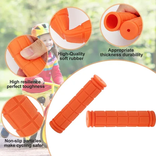 Miniatura 3 de Coolrunner Agarres de manillar de bicicleta, empuñaduras de bicicleta para niños y niñas, agarre de goma antideslizante para scooter Cruiser Seadoo