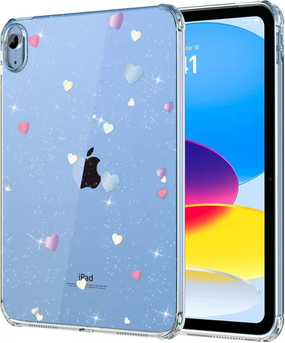 Miniatura 46 de MoKo Funda transparente para iPad (A16) de 11ª generación 2025 de 11 pulgadas/10ª generación 2022 de 10.9 pulgadas, TPU suave y ligero, 1