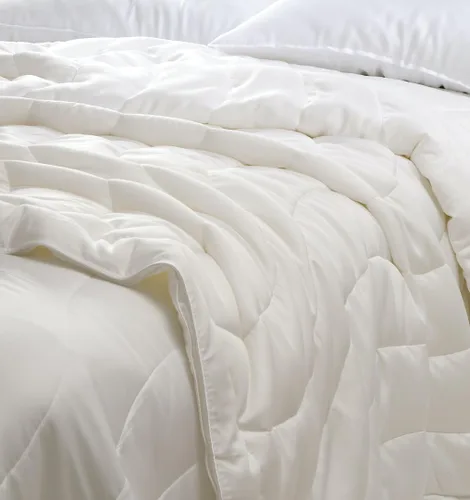 Miniatura 3 de Buffy Breeze Comforter - Edredón suave 100% lyocell de eucalipto, refrescante, blanco, relleno de edredón de verano ligero con pestañas