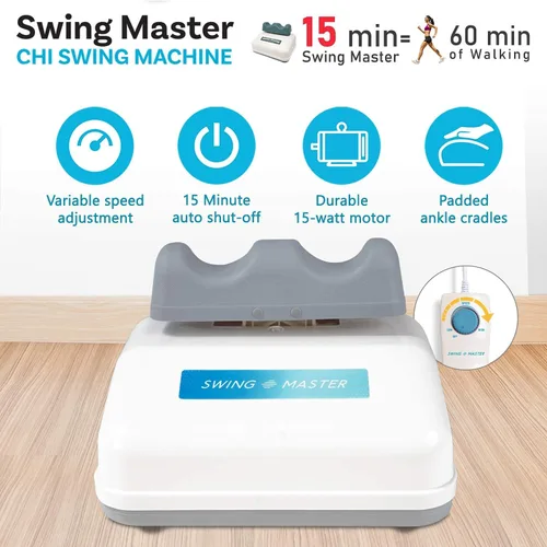 Miniatura 4 de Daiwa Felicity Swing Master - Chi Swing Machine - Passive Aerobic Exerciser, Swing Master with Figure Trimmer - Lymphatic Massager, Body Shaker, Leg