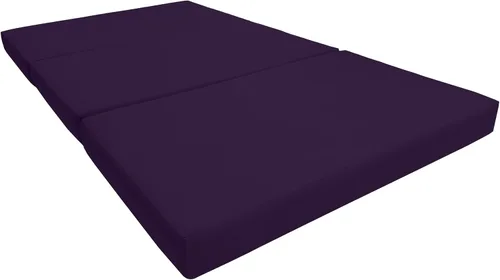 Miniatura 9 de Shikibuton Cama plegable en 3, espuma de alta densidad de 1.8 lbs, tamaño Twin, Full, Queen, colchones plegables. Azul marino