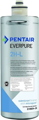 Miniatura 2 de Everpure 2H-L Aquverse A100 Cartucho de filtro de repuesto Pentair S-54 para enfriador de agua Certificado NSF Paquete de 12