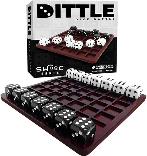 Dittle™- Batalla de Dados | Juegos de Dados para 2 Jugadores para Adultos | Juegos de Mesa para Adultos para 2 Jugadores | Mejor Juego para Dos
