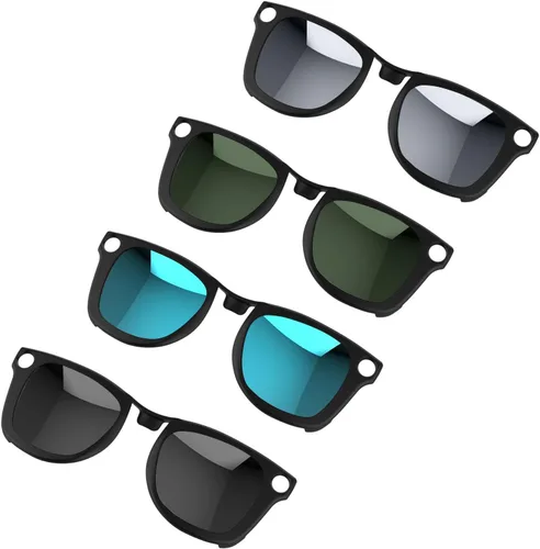 Miniatura 10 de 2 clips polarizados para Ray-Ban Meta Wayfarer y Gen 2 (RW4008/RW4012, talla L, 53-22), clip fotocromático para protección UV Meta Wayfarer Gen 2