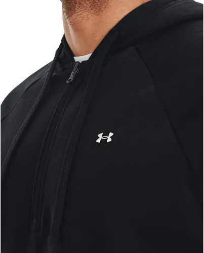 Miniatura 5 de Under Armour Rival - Sudadera de vellón con capucha y 12 cremallera para hombre