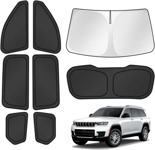 Miniatura 122 de T TGBROS Parasol para parabrisas para Honda Civic 2022-2025 2026, parasol grueso con bloqueo UV y opaca, para privacidad, plegables, 8 accesorios