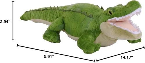 Miniatura 6 de Wild Republic Cuddlekins Eco Mini cocodrilo, animal de peluche, 8 pulgadas, juguete de peluche, botellas de agua recicladas, ecológicas