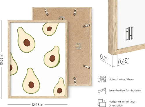 Miniatura 3 de HAUS AND HUES Póster de fruta de aguacate, obra de arte de cocina, decoración de pared de alimentos, impresión de collage de aguacate
