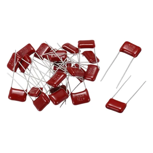 Miniatura 22 de uxcell 120 condensadores de película de polipropileno metalizado CBB22 630V 104J 5% de tolerancia