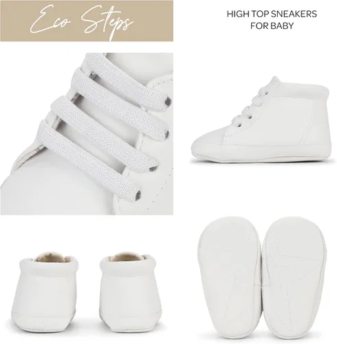 Miniatura 2 de JuJuBe - Zapatos de bebé de silicona para bebés, cuero vegano, Eco Steps Sneaks